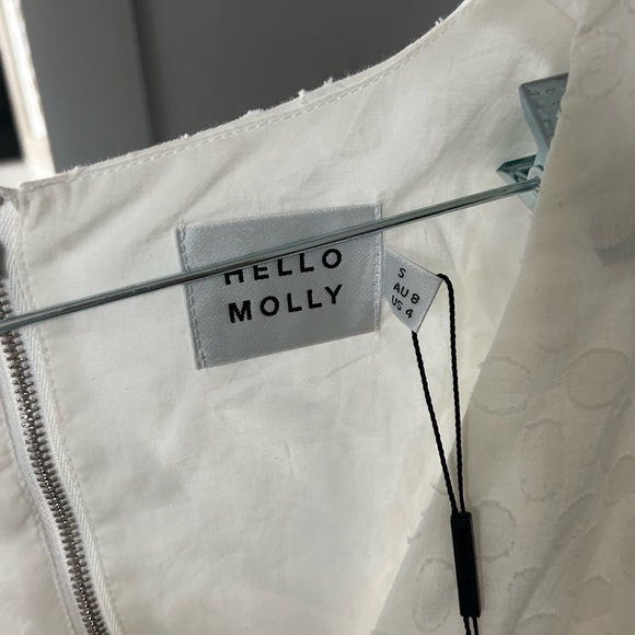 NWT Hello Molly White Dress - Picture 3 of 3